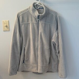 Orvis Cream Quilted Fleece Jacket